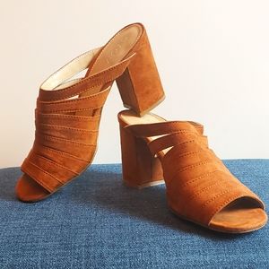 Open toe high heel sandals
